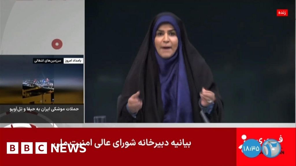Israel bombs Iran state television throughout online program