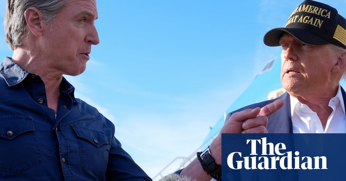 ‘This moment was thrust upon him’: Gavin Newsom steps up to parry Trump’s executive overreach