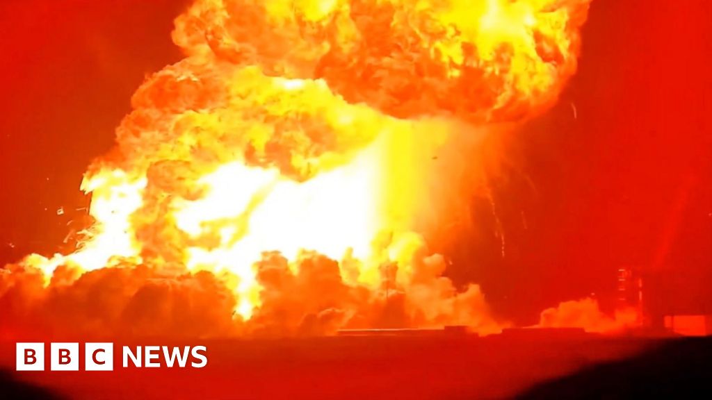Watch: Moment SpaceX rocket explodes into massive fireball