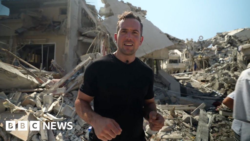 'Destruction all around': BBC reports from Israeli city targeted by Iran