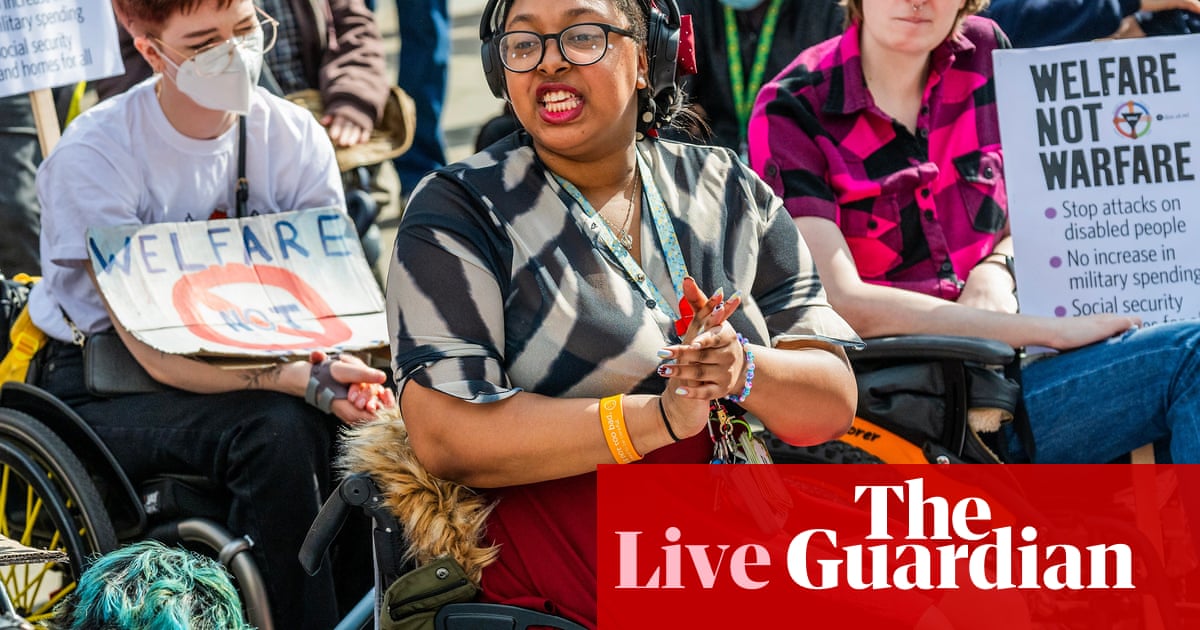 Starmer dismisses welfare cuts revolt as ‘noises off’ and says Labour united behind need for change – UK politics live
