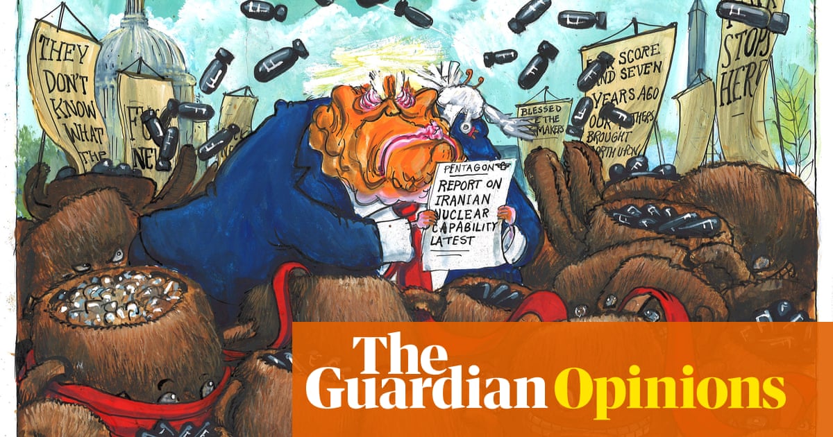 Martin Rowson on Donald Trump, the Israel-Iran war and the F-bomb – cartoon
