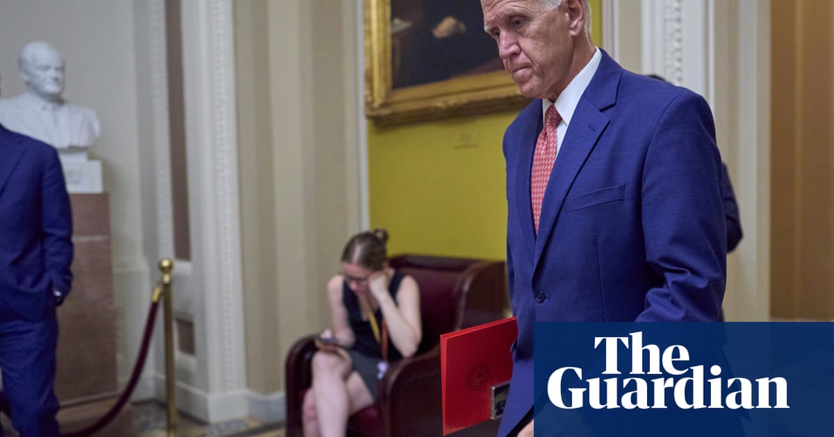 Trump hits out at Republican senator for refusing to back ‘big, beautiful bill’