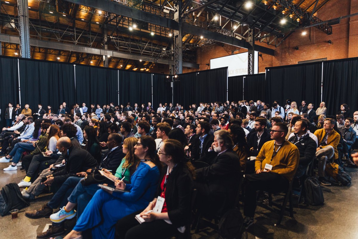 A scene from TechCrunch's Early Stage event in Boston in 2024