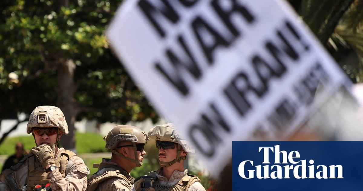 Thousands protest against Trump's Iran strikes in cities around the world – video