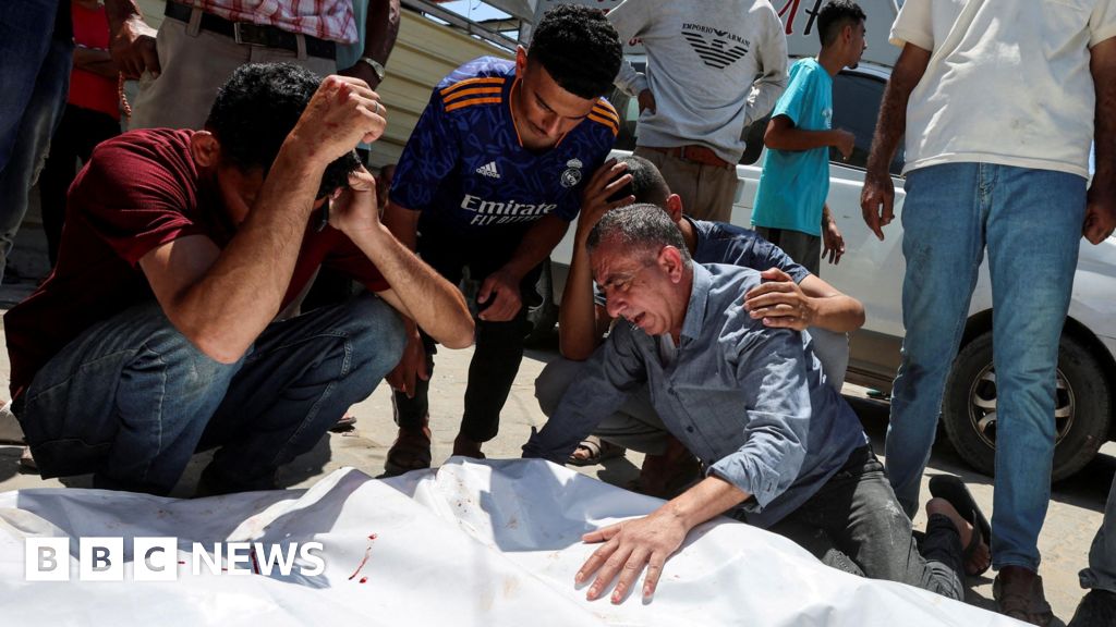 Israeli strike at Gaza market kills 18 Palestinians, doctor and witnesses say