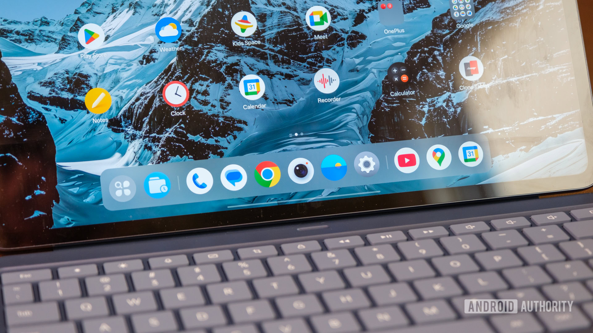 OnePlus Pad 3 taskbar