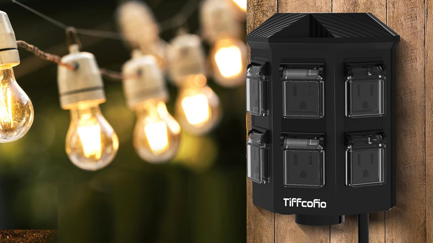 Tiffcofio Outdoor Power Stake