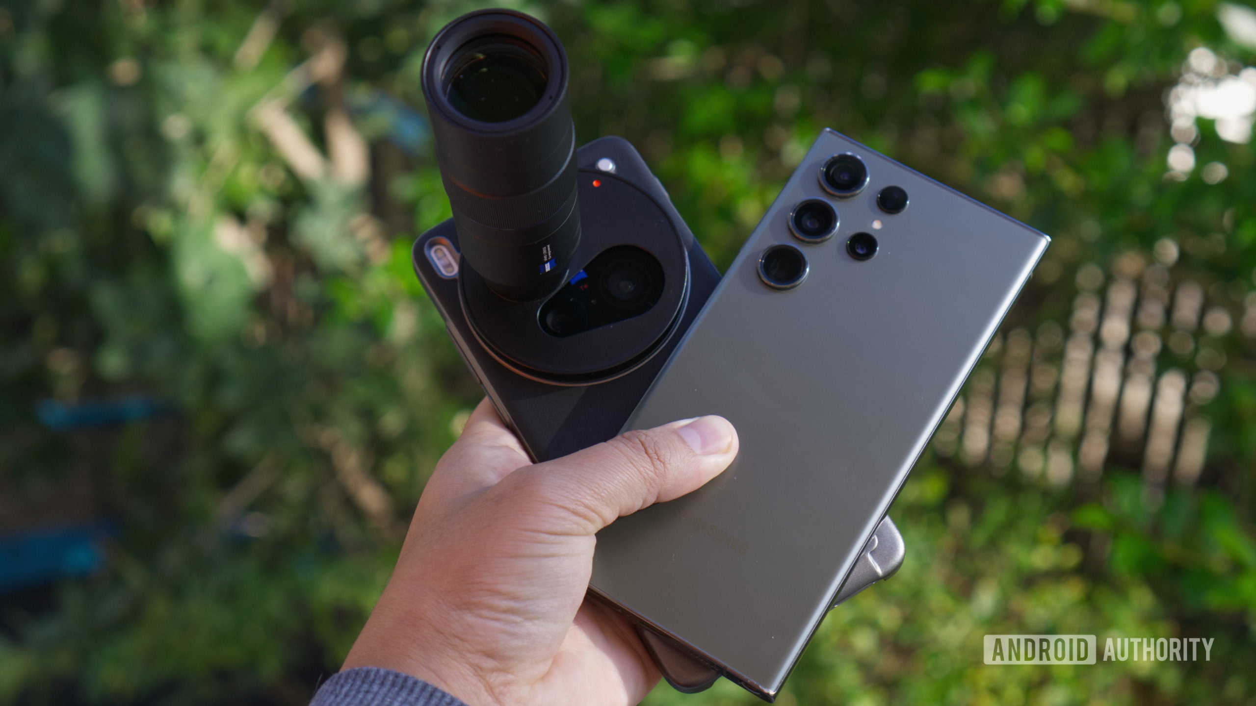 Vivo X200 Ultra lens and Galaxy S23 Ultra
