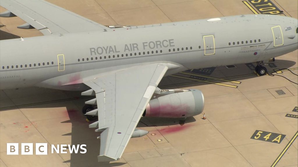 Security review launched after pro-Palestinian activists break into RAF Brize Norton