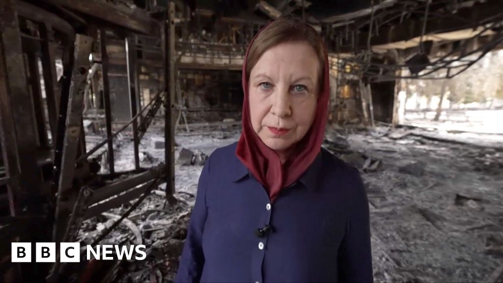 BBC inside Iran state building hit by Israeli missile strike