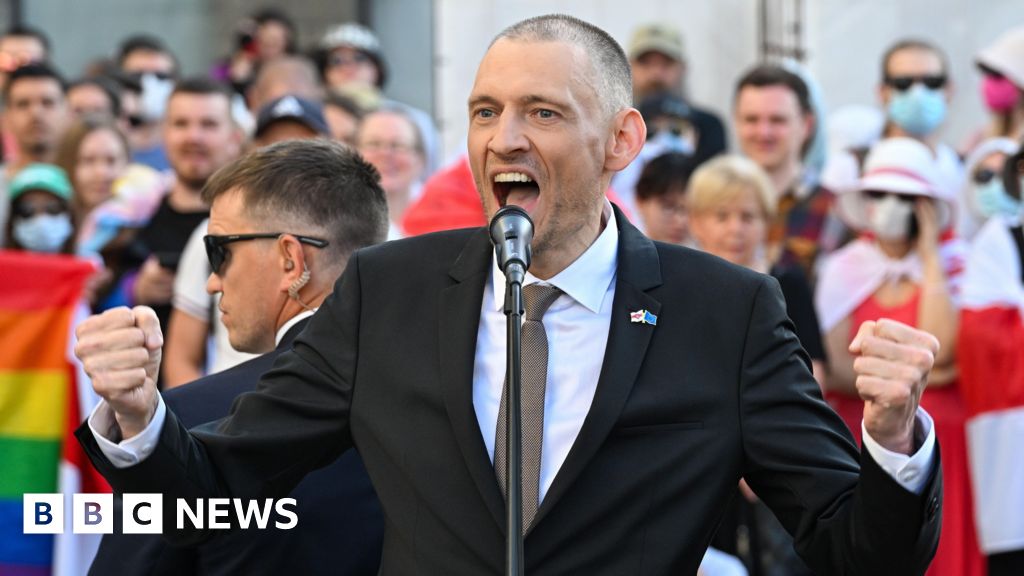 After five years in Belarus jail, opposition figure Tikhanovsky says he's not broken