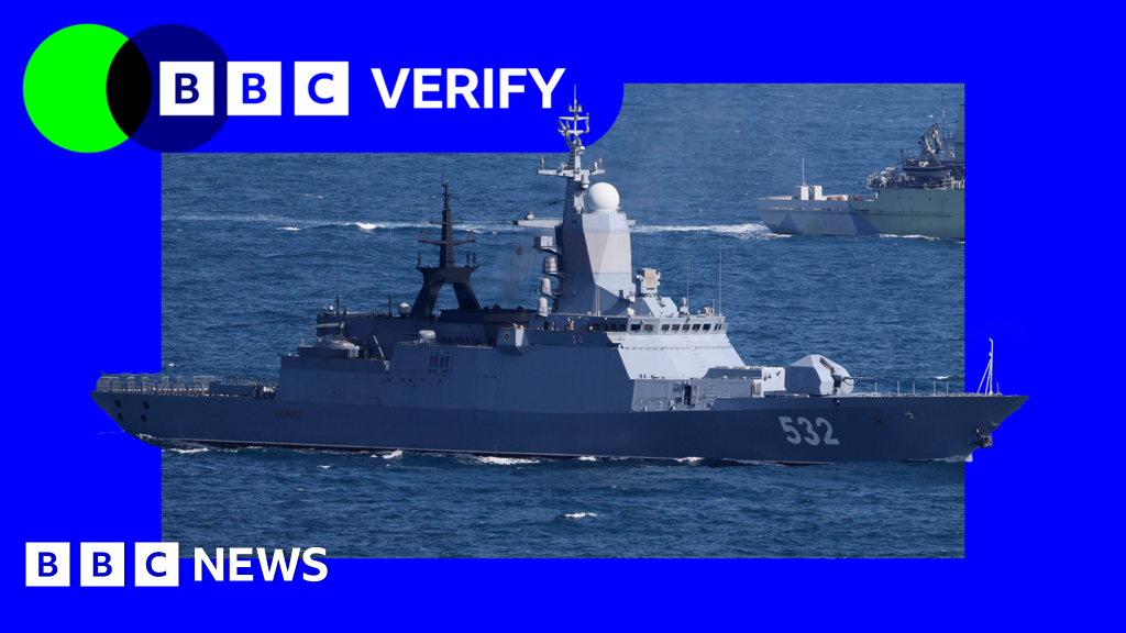 Russian naval ship 'disguised' itself while passing through English Channel