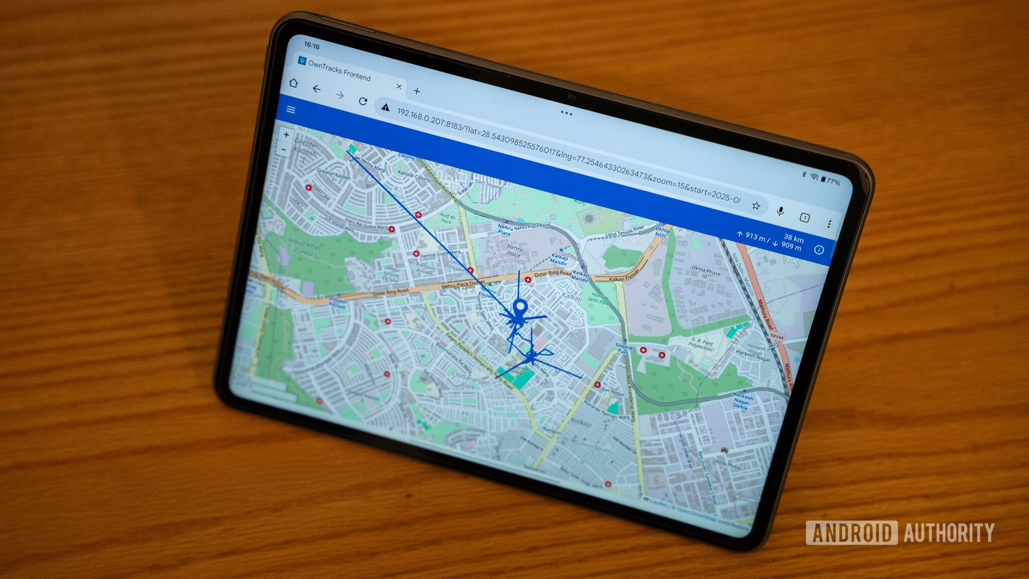 owntracks google maps timeline self hosted frontend view