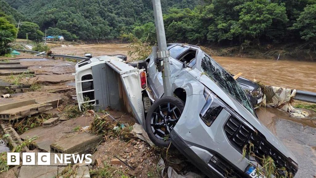 At least 14 dead in South Korea floods and landslides