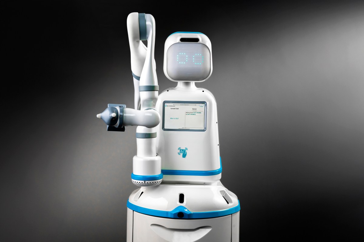 Image of a Moxi robot.