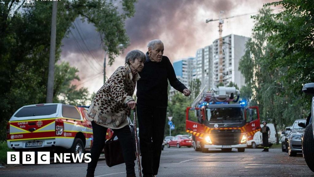 Kyiv hit by barrage of drone strikes as Putin spurns Trump's truce bid