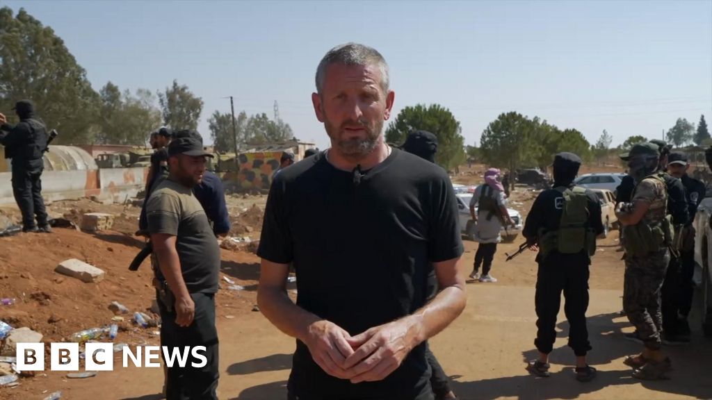 Watch: At the final checkpoint before the 'dangerous' road to Suweida city