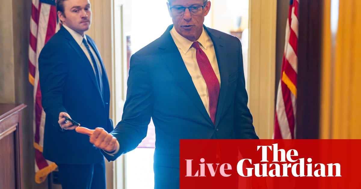 Senate approves cuts to global aid funding and pubic broadcasting in win for Trump – US politics live