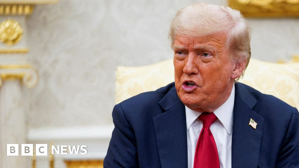 I'm 'disappointed but not done' with Putin, Trump tells BBC