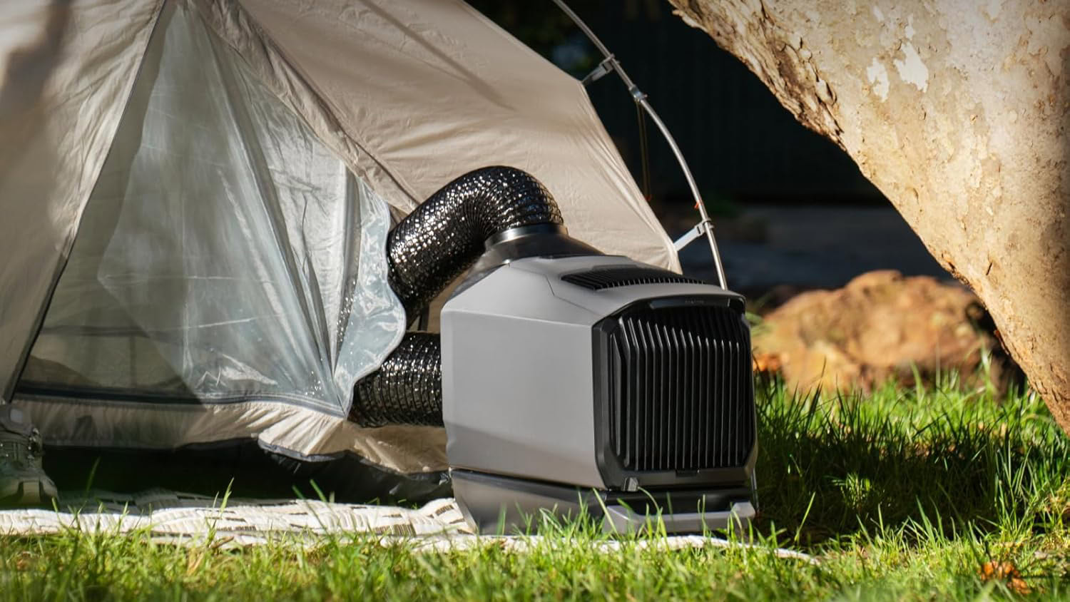 EcoFlow Wave 3 used in camping tent