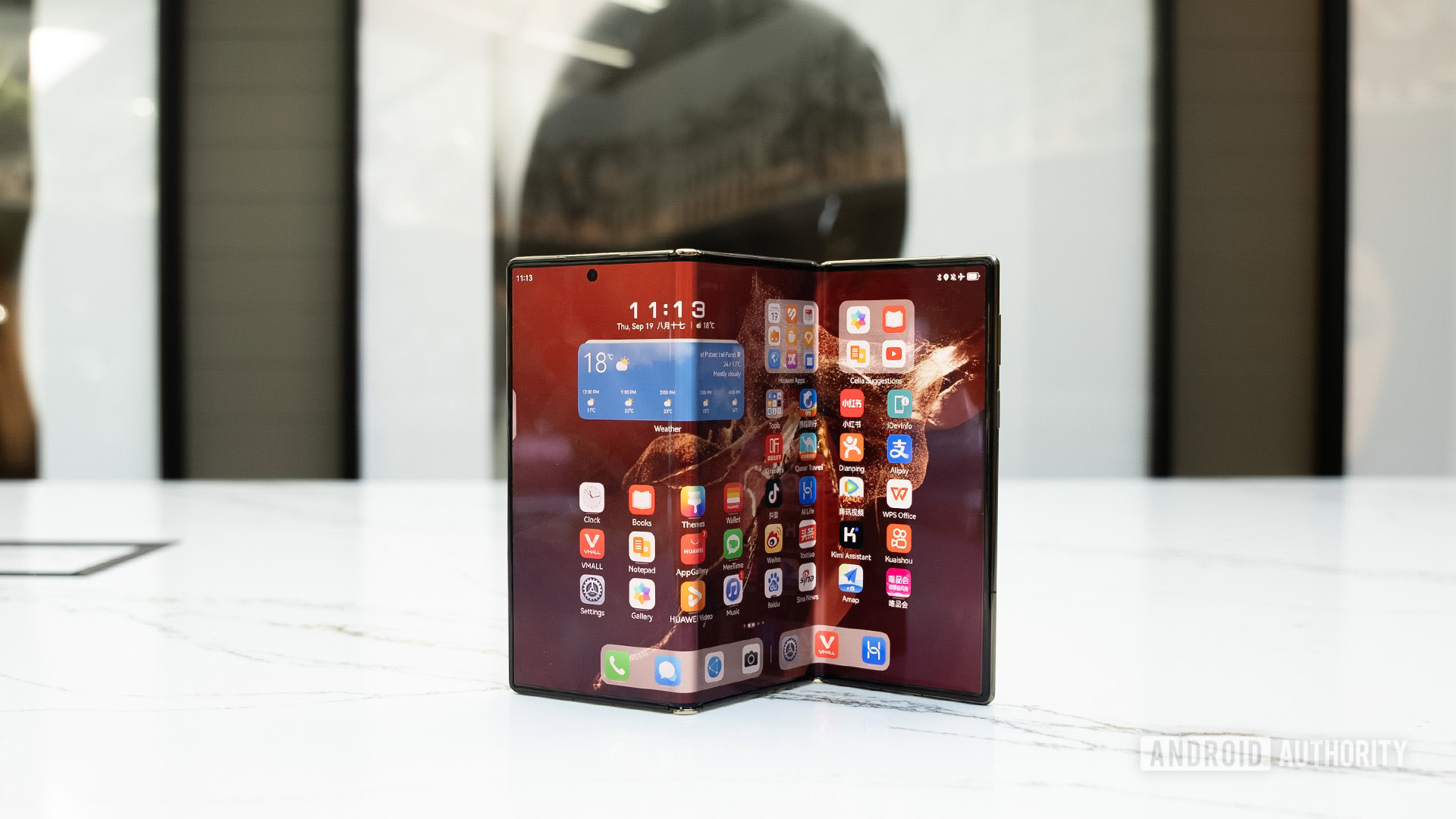 The Huawei Mate XT was the OEM's first tri-fold phone.
