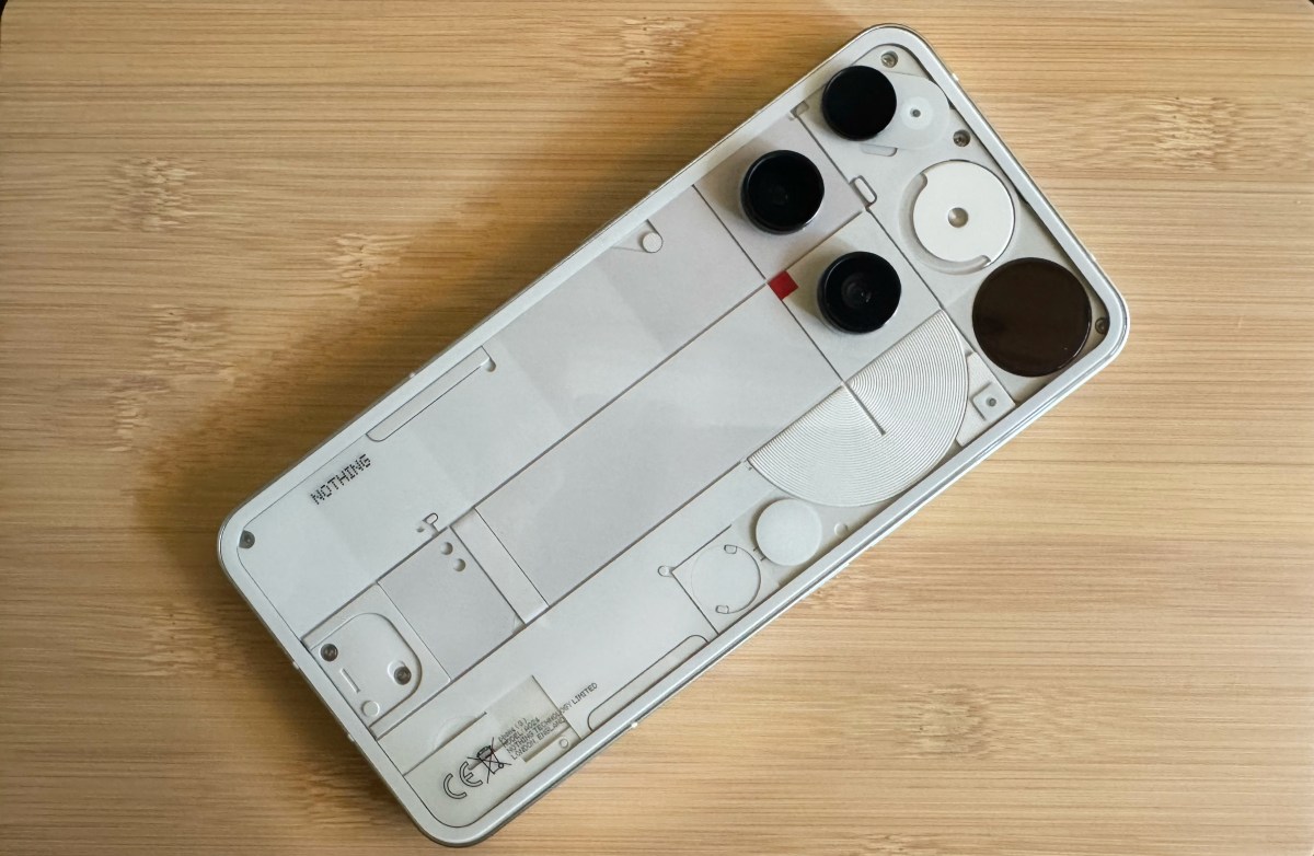 Nothing Phone 3 on a wooden board