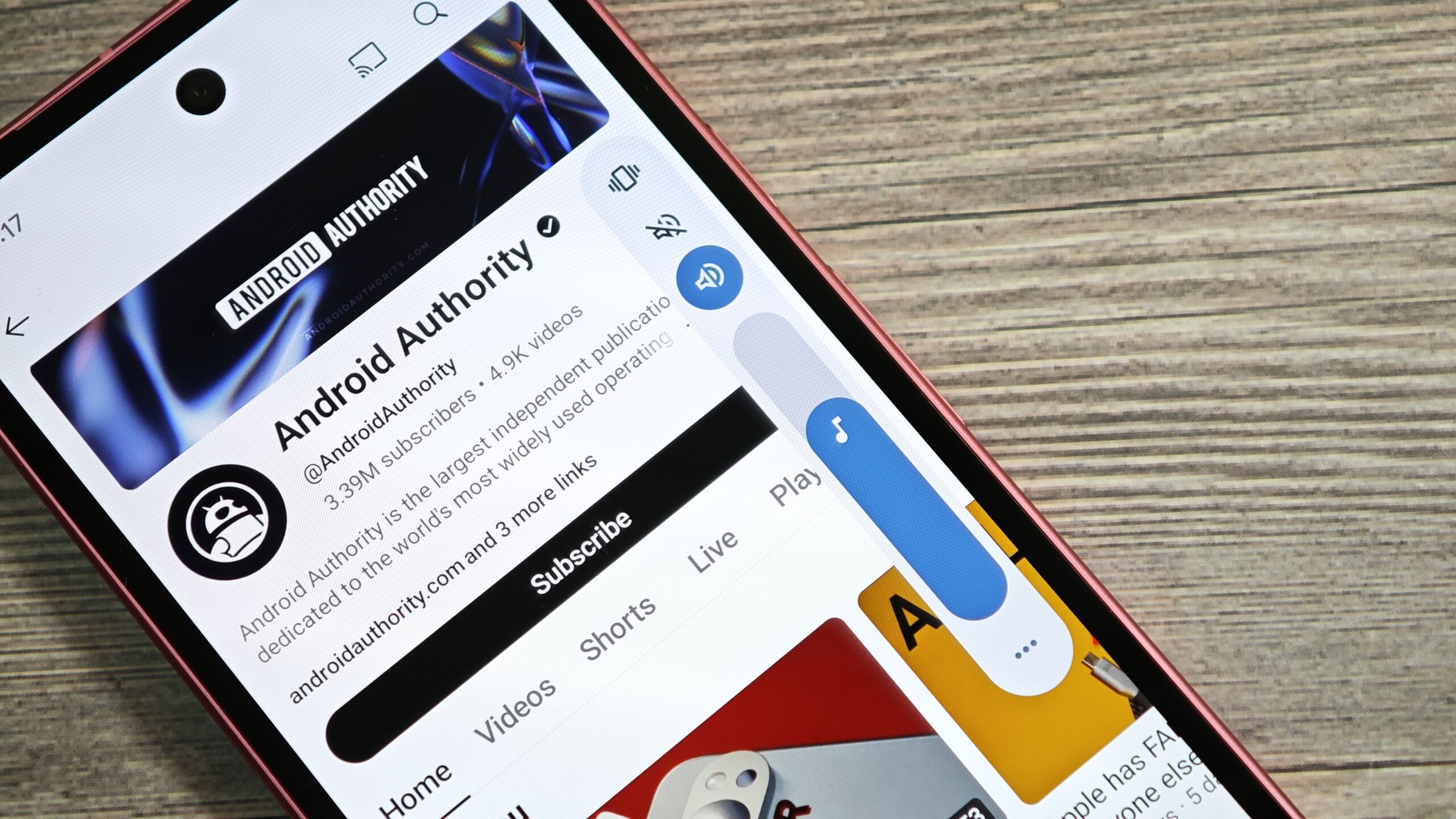 Old volume slider UI in Android