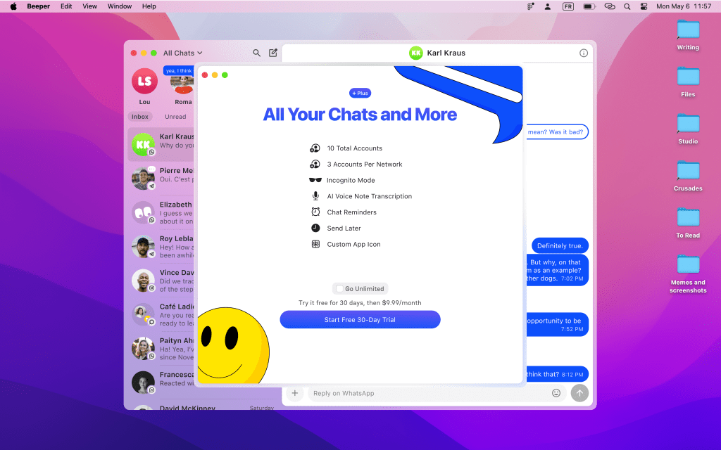 Beeper's all-in-one messaging app relaunches with an on-device model and premium upgrades | TechCrunch