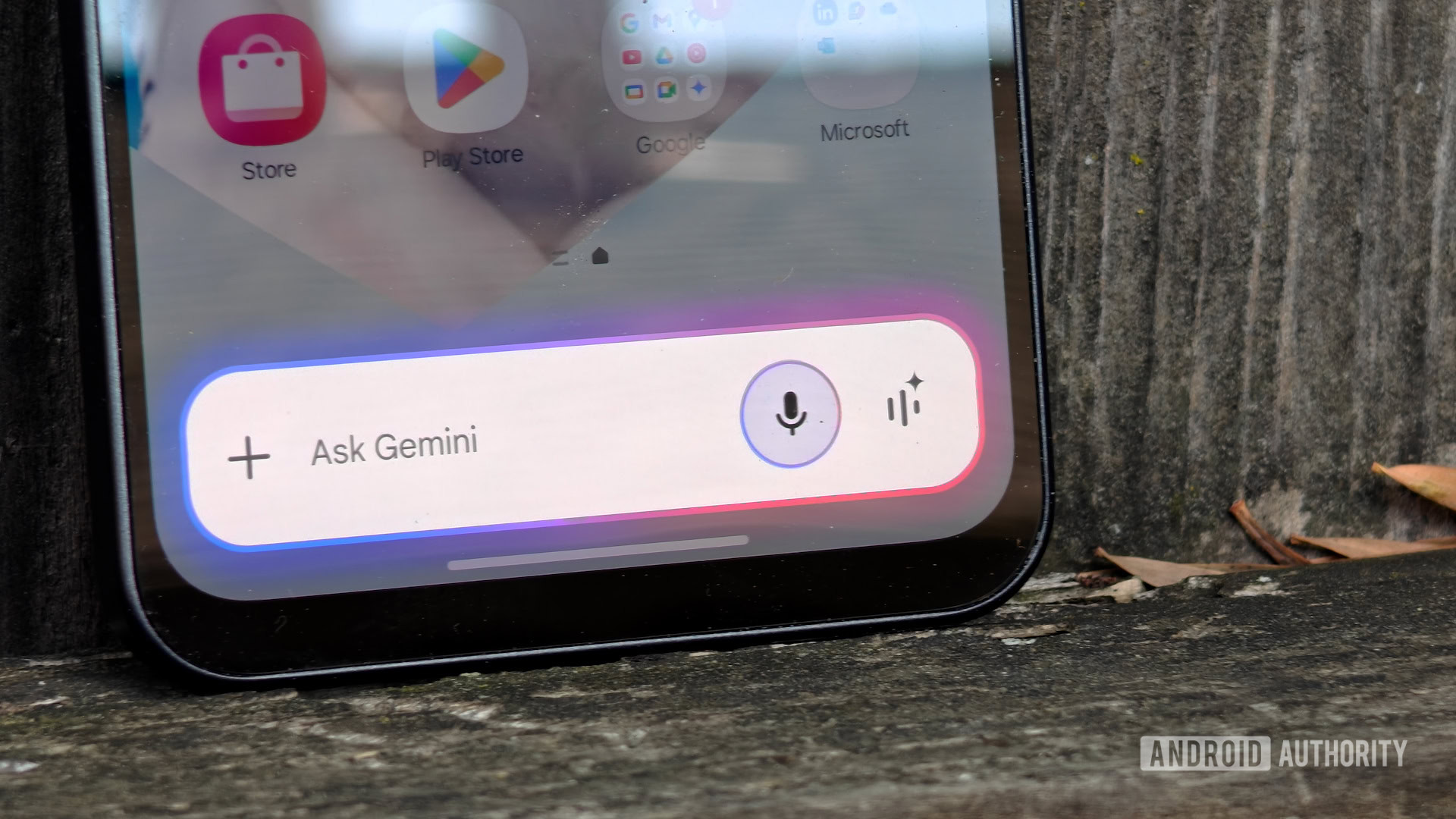 Samsung Galaxy A26 5G review image showing Google Gemini interface