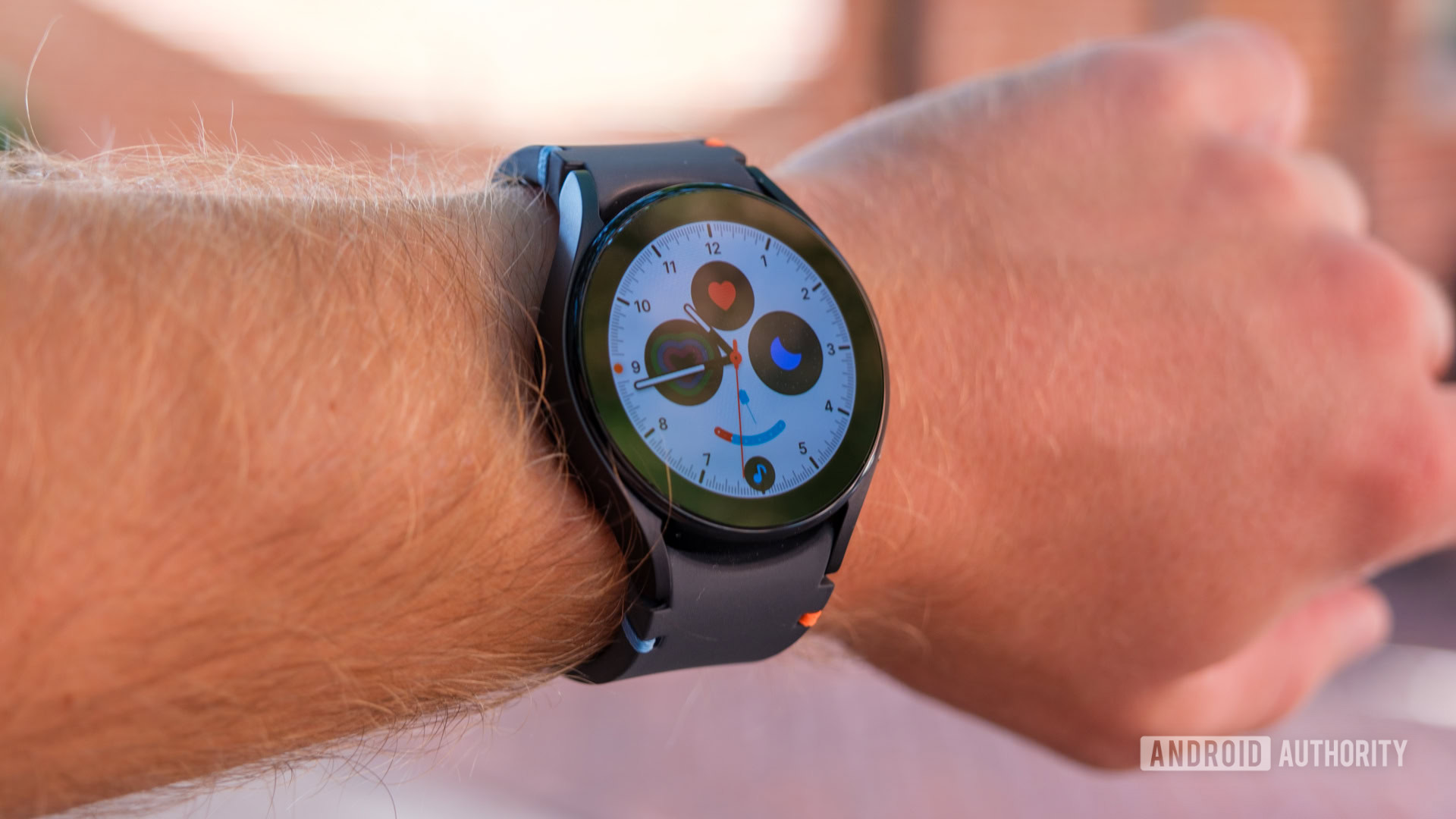 Samsung Galaxy Watch FE on wrist
