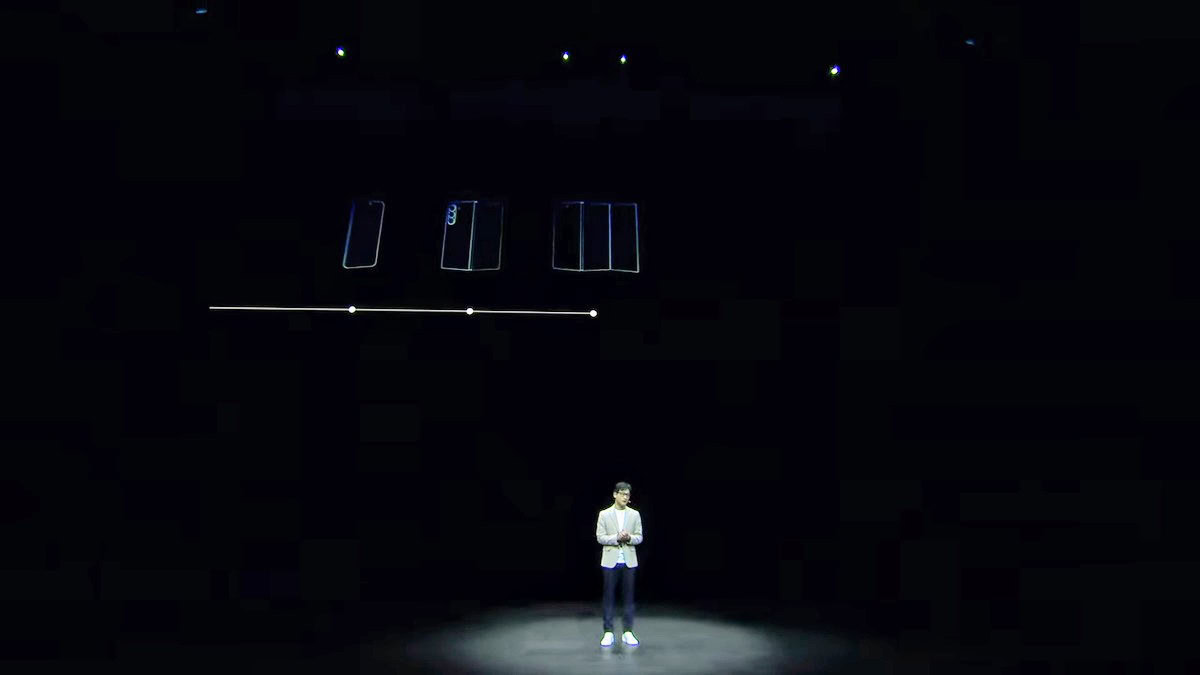 Samsung Triple Screen device