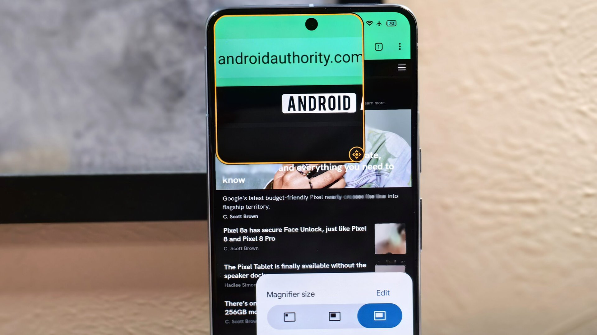 Android’s screen magnifier can’t zoom the keyboard, but a fix is finally on the way