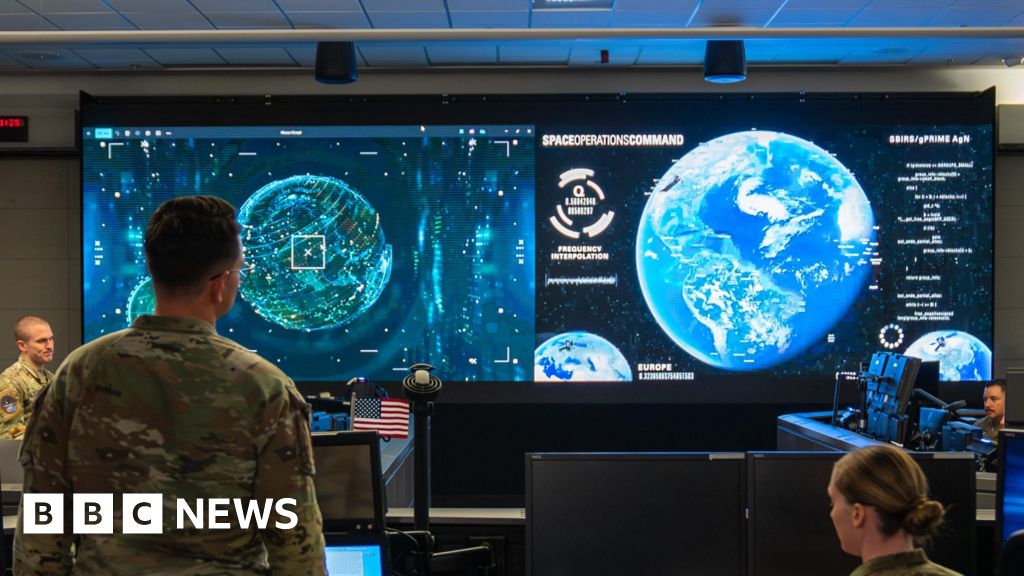 'Sparring in space' – BBC gains rare access to US base tracking global missile strikes