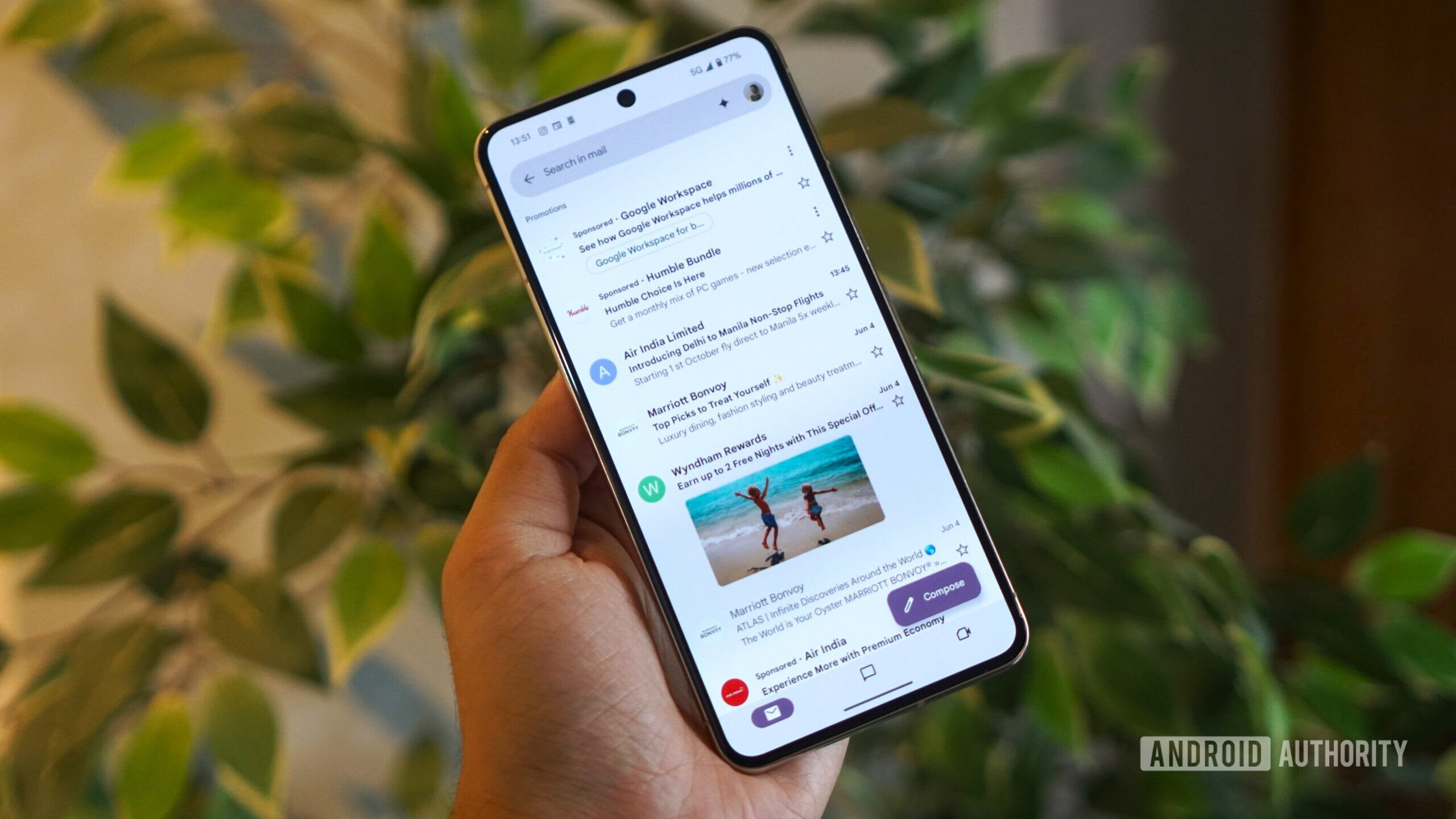 gmail sponsored emails inbox view