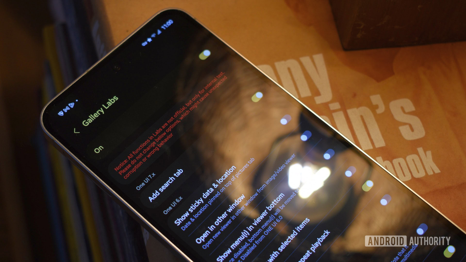 samsung gallery labs hidden menu 1